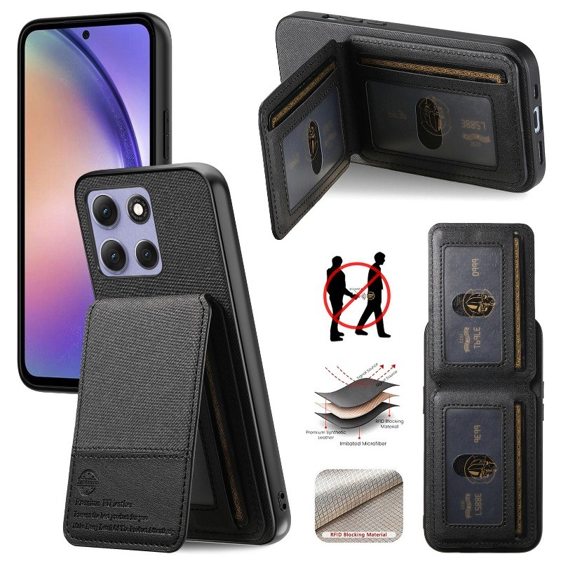 Dành Cho Motorola Edge 70 Ultra X70 Air 60 Pro 50 Neo Flip Wallet Khe Cắm Thẻ Đứng Dành Cho Moto G87