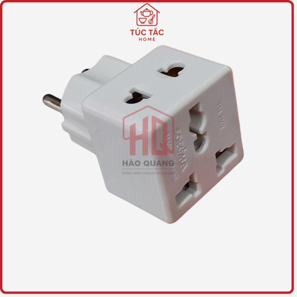 Đầu Nối Chia Điện 2 Lỗ 3 Chấu Đa Năng P15 SOPOKA - Hàng Việt Nam Chất Lượng Cao