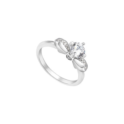 Nhẫn Bạc đính đá PNJSilver Chiếc nơ XMXMW060282