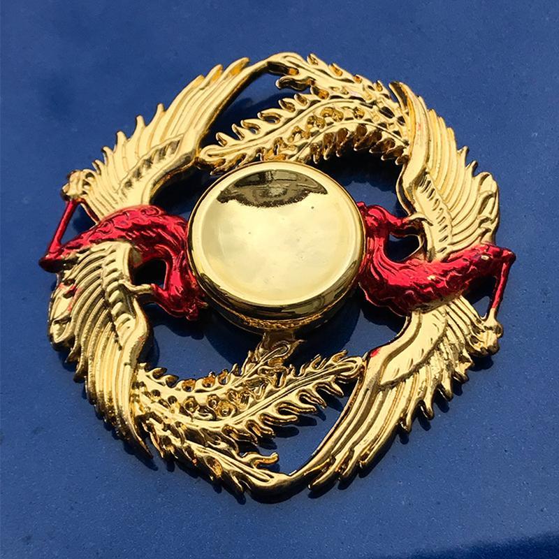 Kim Loại Fidget Spinner Kim Loại Sắt Ngón Tay Spinner Đồ Chơi Thích Hợp Cho Ngón Tay Xoay Pro Phượng