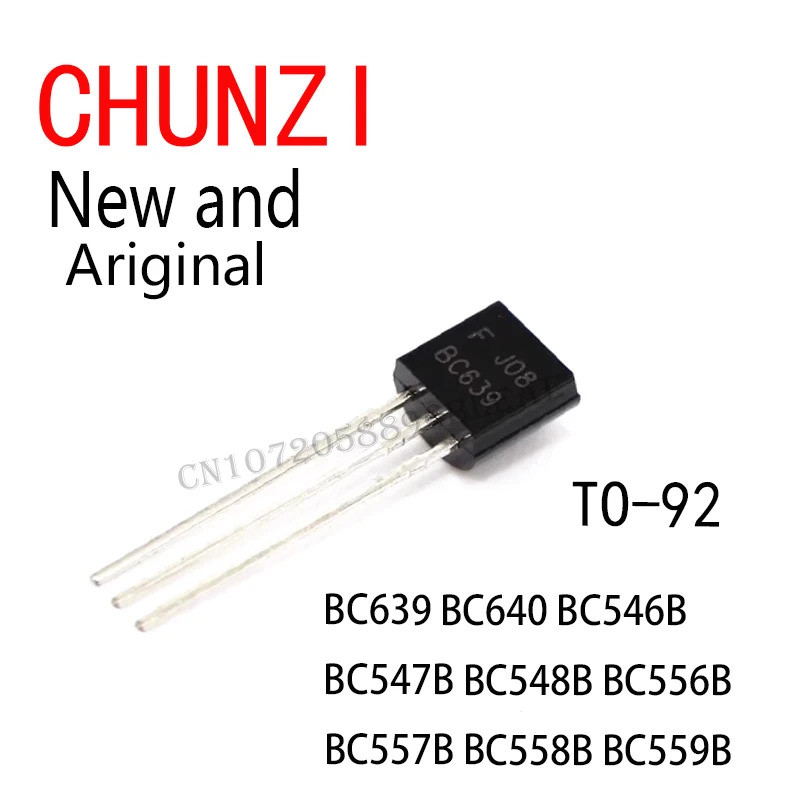 100 Chiếc Mới Và Chính Hãng In-Line Triode Transistor 0.1A IC TO-92 BC639 BC640 BC546B BC547B BC548B
