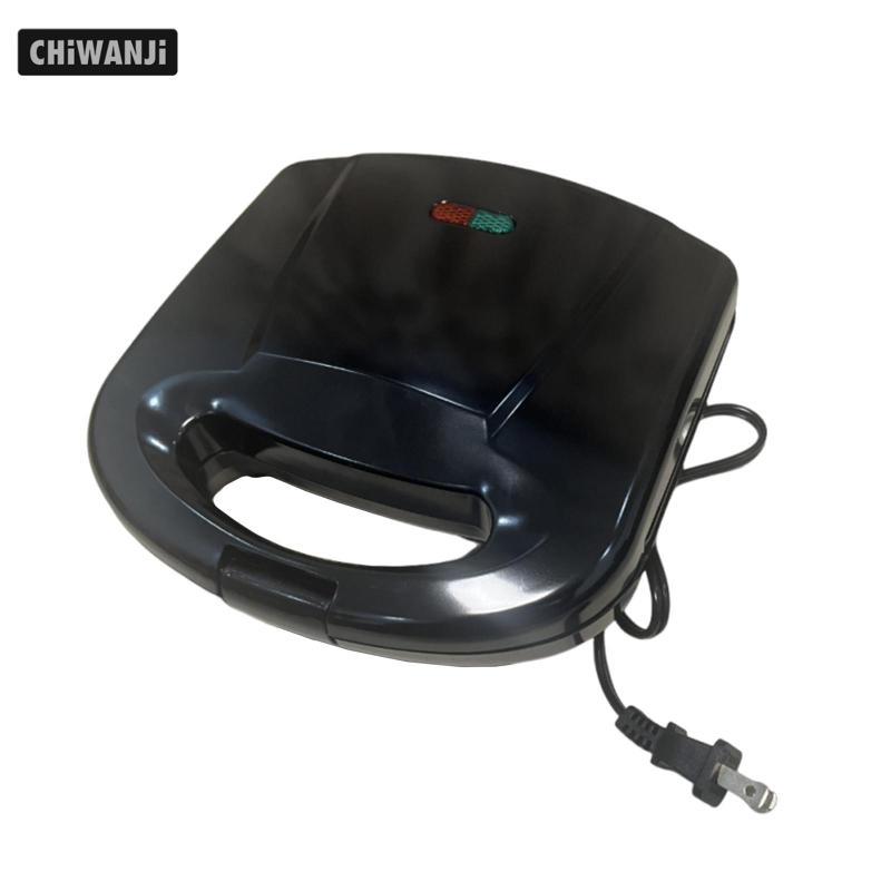 Máy Làm Bánh Waffle Điện Thiết Bị Nướng Bánh Đa Năng 750W Máy Ăn Sáng Bánh quế Sắt Cho Cafe Nhà Hàng Nhà Bếp