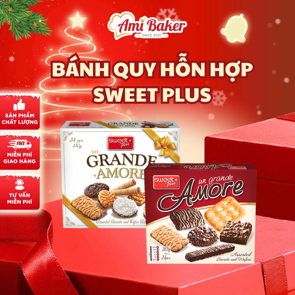 Bánh Quy Hỗn Hợp Sweet Plus Amore - Grande Amore