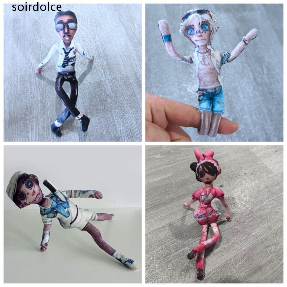 SOIRDOLCE Identity V Đồ chơi sang trọng, Nhà tiên tri di chuyển được Búp bê Edgar Mary Luca Identity