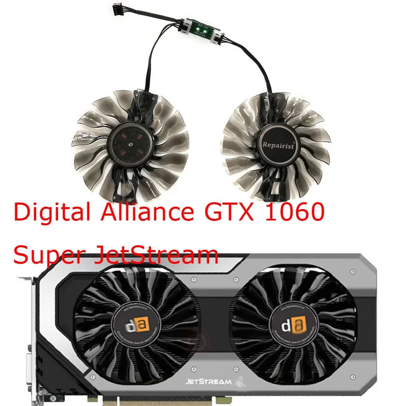 2 Cái / bộ, Bộ Làm Mát GPU, Quạt Card Video, GA92S2H, Dành Cho Digital Alliance GTX 1060 Super JetSt