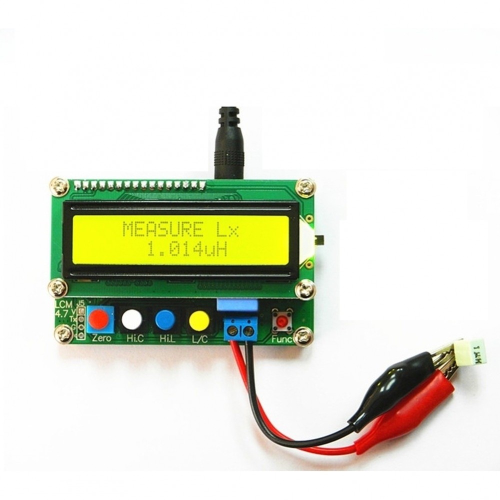 CHO LC100A Máy đo điện dung LC kỹ thuật số Máy kiểm tra điện dung 1pF 100mF 1uH 100H