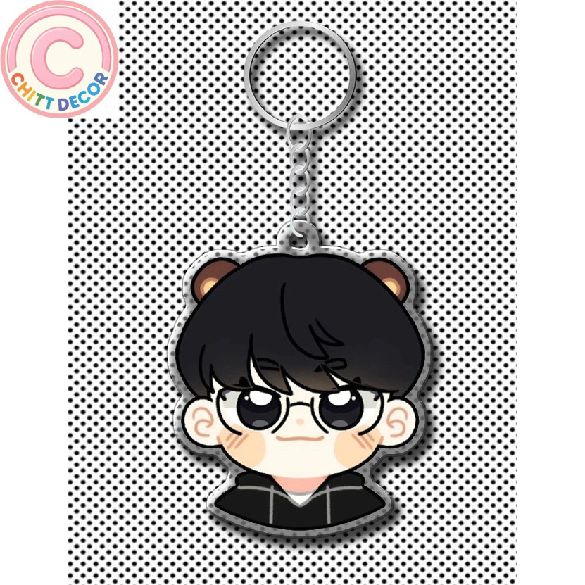 Móc Khoá T1 Tuyển Thủ League Of Legends Faker Keria Gumayushi Oner Zeus Chibi Treo Cặp Sách, - chit