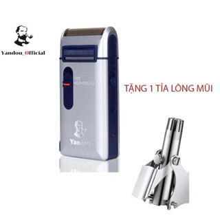 [Mua 1 Tặng 1] Máy Cạo Râu Yan-dou Lưỡi Ngang Vỏ Nhôm CAO CẤP. Tặng 1 Dụng Cụ Tỉa Lông Mũi