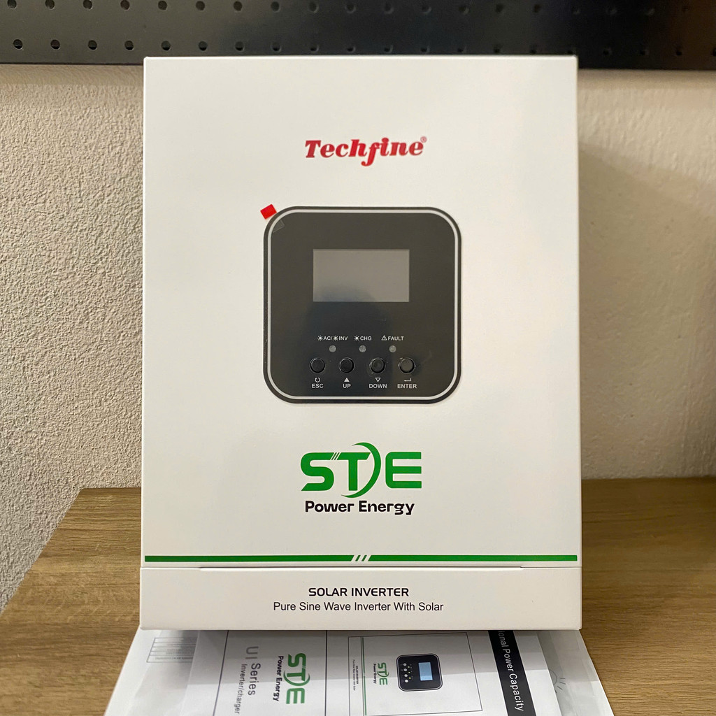 BIẾN TẦN XUYẾN TECHFINE 12V 1500VA/1200W-MODEL STE1512AP TIÊU CHUẨN EU CHÂU ÂU - DO SOYER TECH PHÂN 