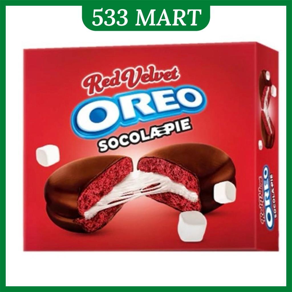 Bánh Oreo Socola Pie Phiên Bản Red Velvet 336g (12 gói x 28g)