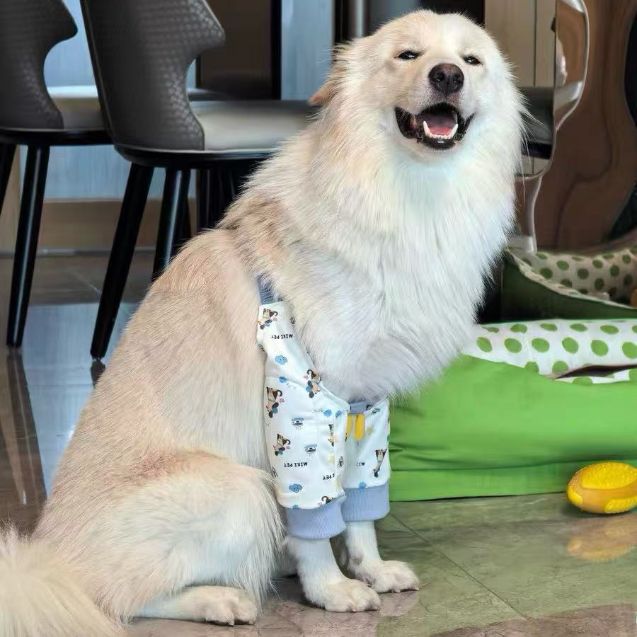 Dog Knee Pad Medium Large Dog Golden Retriever Samo Joint Wear-Resistant Anti-Dirty Protective Cover