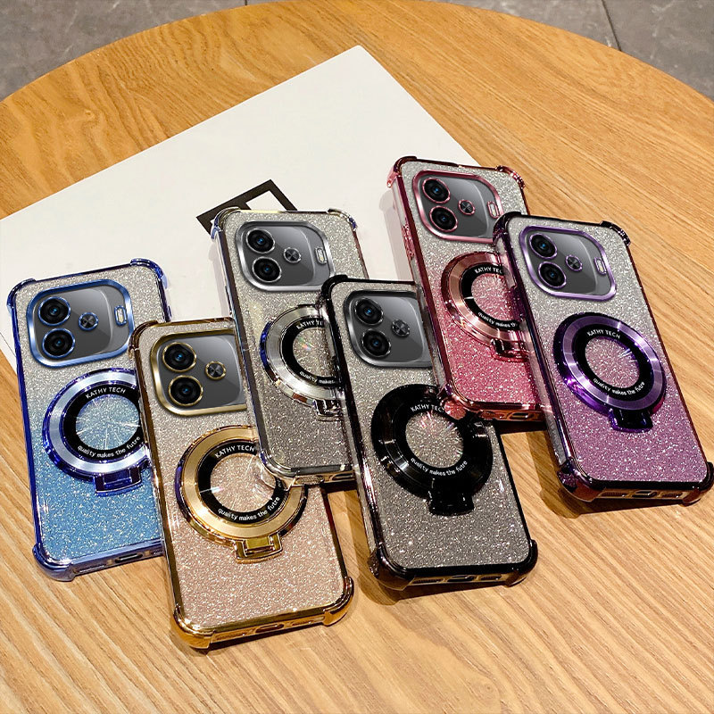 Ốp lưng iQOO z9 turbo Ốp lưng iQOO z9 turbo plus Ốp lưng mạ điện flash bốn góc chống rơi điện thoại 