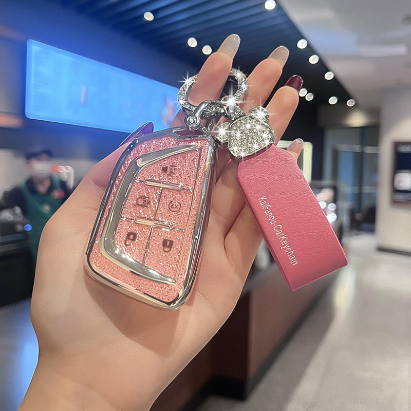 Thích hợp cho vỏ chìa khóa Cadillac ct5 / xt5 / xt4 / xts / ct6 / atsl Car xt6 Cover ct5 / xts Buckl