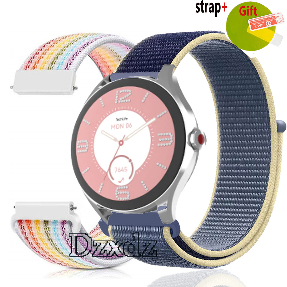 Đồng hồ thông minh TechLife P1 Lite Dây đeo đồng hồ thông minh Đồng hồ thông minh Dây Nylon Dây đeo 