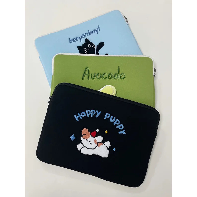 Tay Laptop Dễ Thương Carring Case 13 13,6 15.6 16 Inch Túi Máy Tính Cho Macbook air M1 / 2 13.3 Pro1