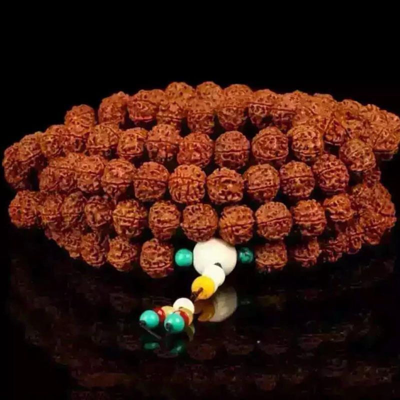 Vòng tay Bồ đề King Kong tự nhiên Nepal Vòng cổ Bồ đề kim cương năm mảnh Hạt20251125