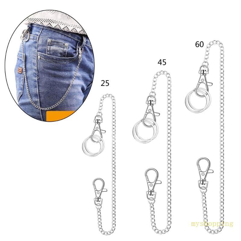 Ivy Pocket Chain có móc khóa cho quần Thắt lưng Jeans Biker Skull Wallet Chain Cool