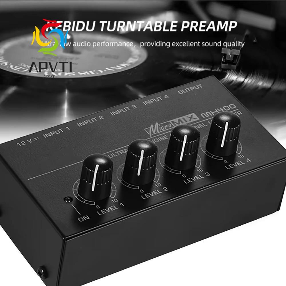 Bộ khuếch đại âm thanh siêu nhỏ APVTI HA400, Bộ khuếch đại 4 kênh âm thanh nổi HA400 4 kênh, Tai ngh