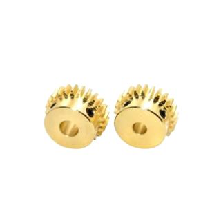 Máy móc truyền động bánh răng Spur 2 chiếc Spur Gear 0.8M 20T 21T 22T 23T 24T 25T Bore 4 / 5 / 6 / 6.35 / 8 / 10mm Đồng thau cho phụ kiện truyền động (4mm-0.8M20T)