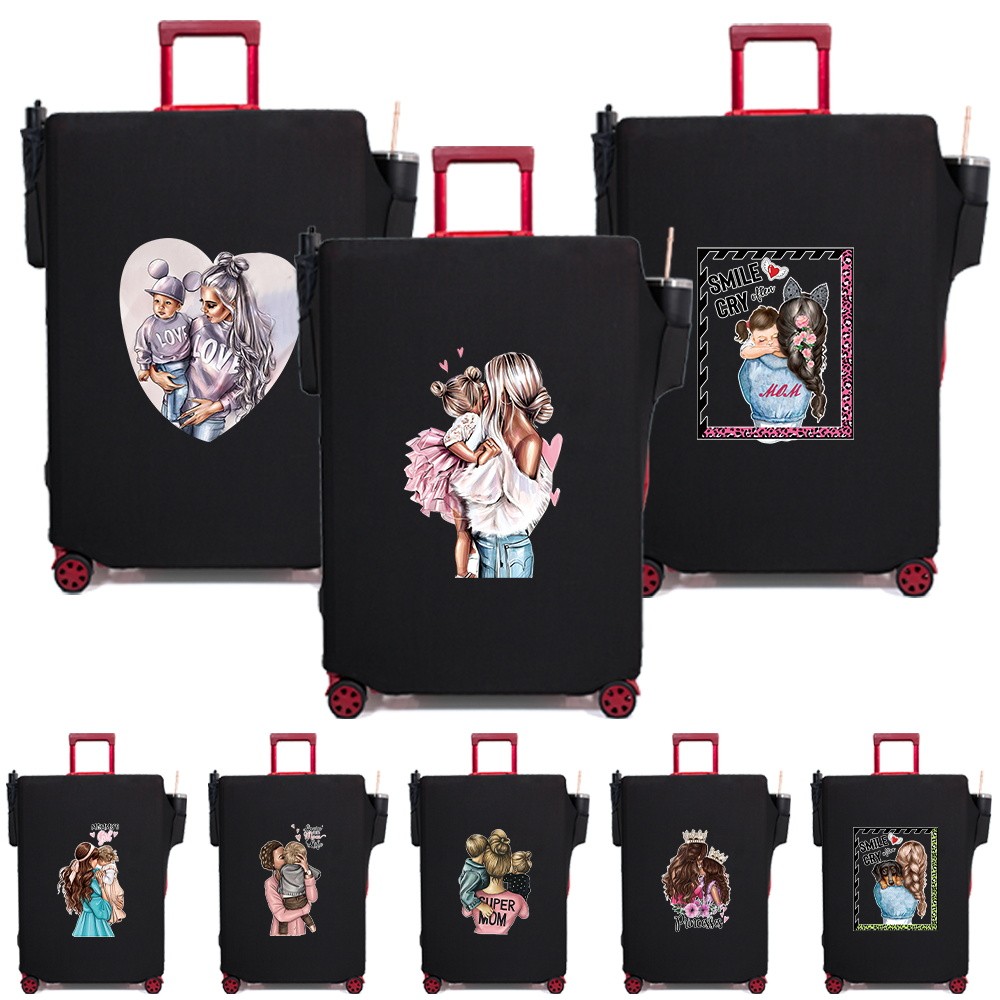 Cartoon  luggage cover Travel Printed luggage cover Scratch-resistant three openings Zipper style hi