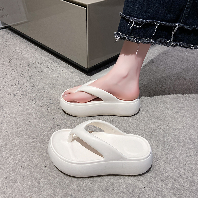 Yongge Women's Shoes FF-43 Summer Flip Flops Soft Sole Simple Style Versatile Fashion Thick Sole Sli