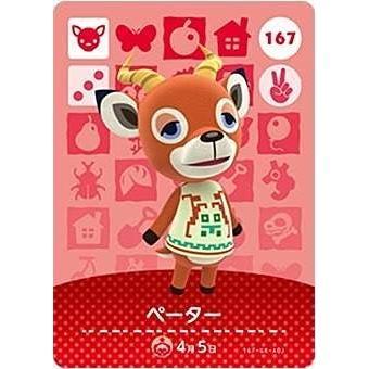 【Từ Nhật】Thẻ amiibo Animal Crossing phần 2 【167】 Peter
