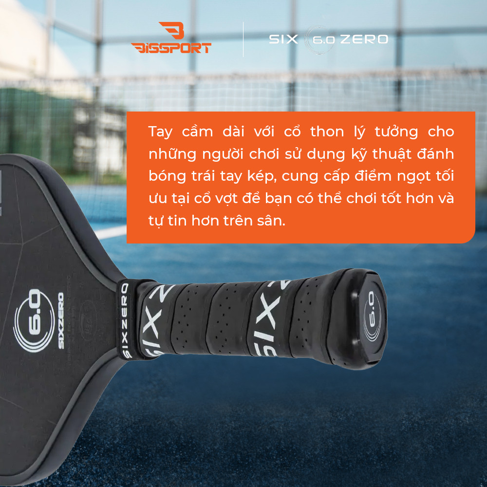 Vợt Pickleball 6.0 Double Black Diamond Control Chính Hãng - Đen Hồng - 16mm - Kiểm Soát Cao, Nhẹ, Đ