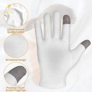 [HELLC] Găng tay dưỡng ẩm bằng Cotton mềm dành cho tay nứt nẻ khô khi đi ngủ Khóa tẩy tế bào chết [VN]