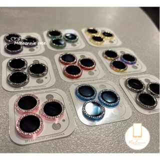 Sang Trọng Màu Kẹo Bảo Vệ Camera Tương Thích Cho IPhone 17 11 Pro Max 13 12 Mini 15 14 Plus 16 Plus 16 12 15 14 13 Pro Max Full Cover Kim Cương Màu Bảo Vệ Ống Kính Phim