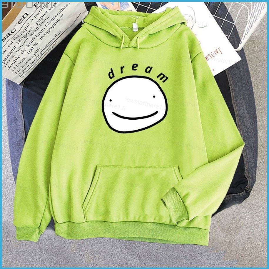 Áo hoodie Minecraft Dream SMP cosplays có mũ tháo rời