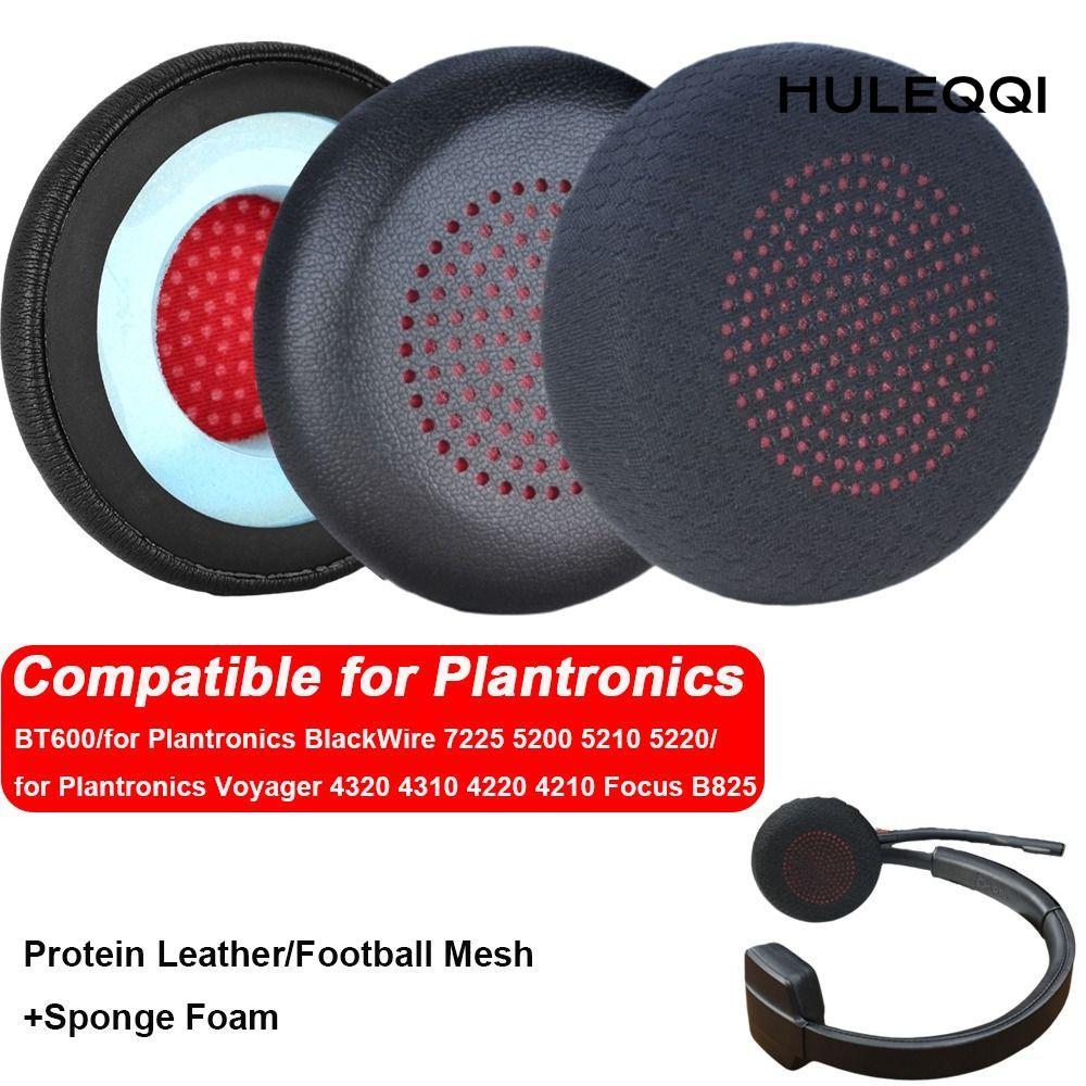 HULEQI 1 Cặp Đệm Tai Nghe, Miếng Đệm Tai Nghe Xốp Lưới Bóng Đá, Cho Plantronics BT600 BlackWire 7225