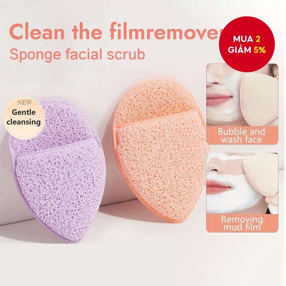 Miếng bọt biển & miếng làm sạch da mặt mềm mại, miếng bọt biển tắm có thể tái sử dụng, tẩy tế bào ch