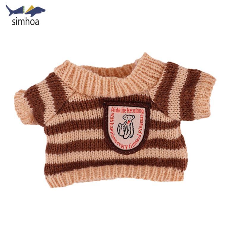 Simhoa Mini 7 inch Baby Three Búp Bê Quần Áo Đầm Baby Three Búp Bê Của Riêng Bạn DIY Cô Gái Búp Bê Q