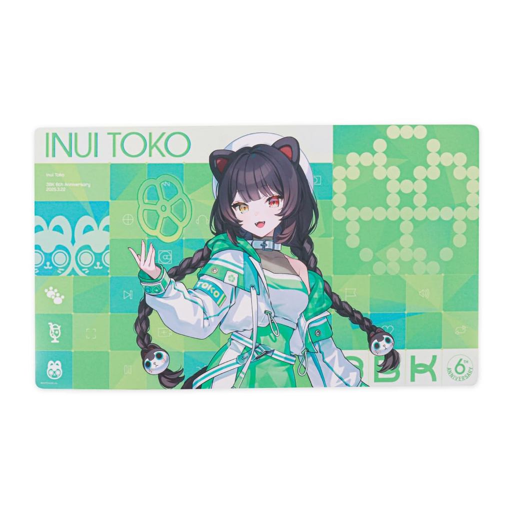 Sanbaka 6th Anniversary Large Rubber Mat (Inui Toko)ㅤDirect From Japan
