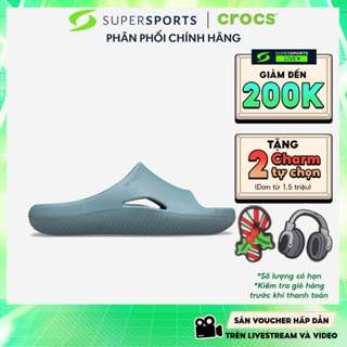  Dép Quai Ngang Unisex Crocs Mellow Recovery - Xanh Dương - 208392-3YO ADS11 LS100 