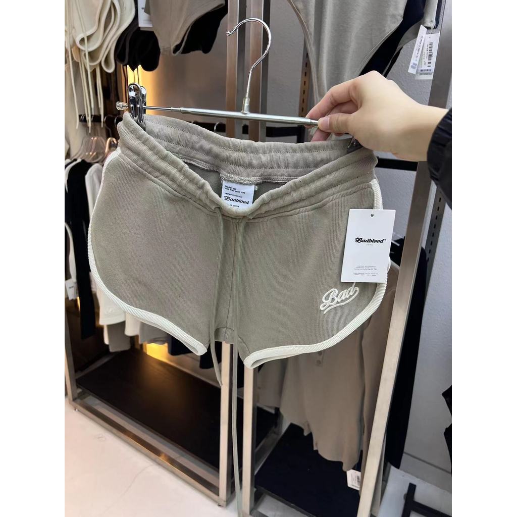 Badblood Soft Dolphin Sports Shorts Women's Bag Hip Casual Running Embroidered Small and Short Pants