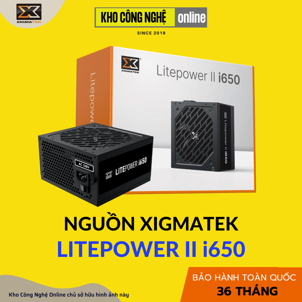 Nguồn Máy Tính XIGMATEK LITEPOWER II i650 (Hàng Chính Hãng)