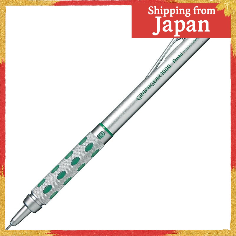 Pentel GraphGear 1000 PG1014 0.4mm Mechanical Drafting Pencil, Metal Grip【Direct from Japan】

