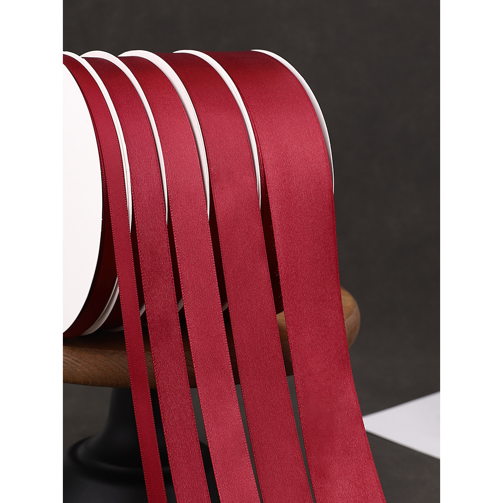 B. b.Jiuxia Rượu Ruy Băng Đỏ Bó Hoa Trang Trí Ruy Băng Hoa Bao Bì Ruy Băng Cưới Ruy Băng Đỏ Bánh Ruy