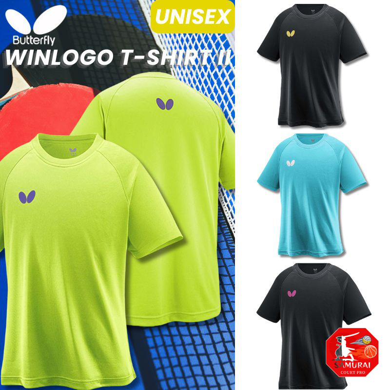 Butterfly Table Tennis Short Sleeve T-Shirt Win Logo T-Shirt II Unisex