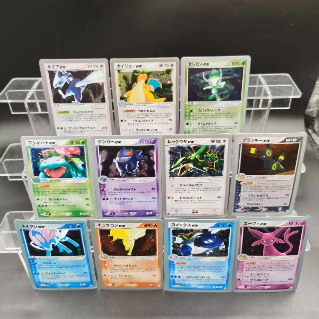 Pokemon DIY PTCG Bộ Sưu Tập Thẻ XY Espeon Gengar Chraizard Mewtwo JPN Tự Làm Thẻ Đơn Trò Chơi Cổ Điể