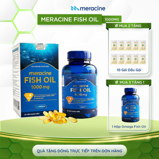  Viên uống dầu cá Omega 3 Alaska - Fish Oil tăng cường thị lực tốt cho não bộ cho người lớn và trẻ nhỏ lọ 90 viên 