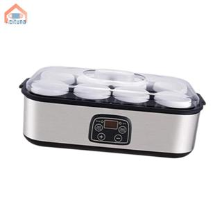 Máy làm sữa chua Acutuna Sữa chua tự làm DIY Hộ gia đình chuyên nghiệp Đa chức năng 1.4L