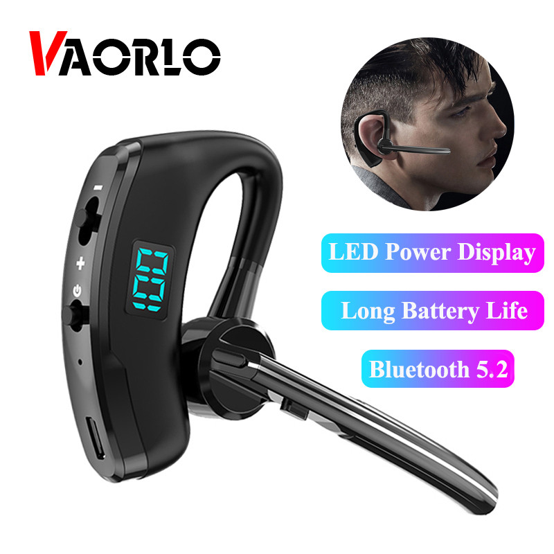 Tai nghe doanh nghiệp Bluetooth VAORLO Tai nghe rảnh tay không dây V8S có micrô khử tiếng ồn có màn 