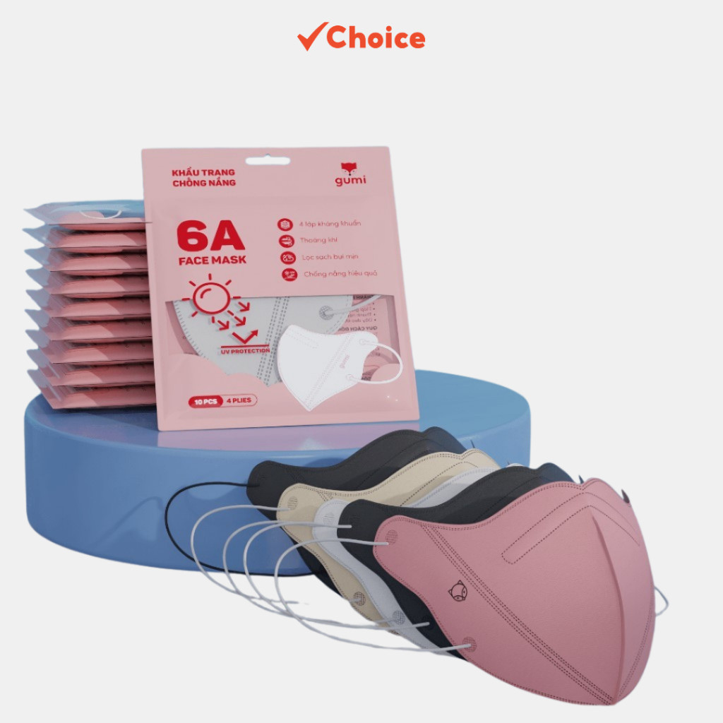 [Choice] Hộp khẩu trang 6A GUMI GM34 100 chiếc