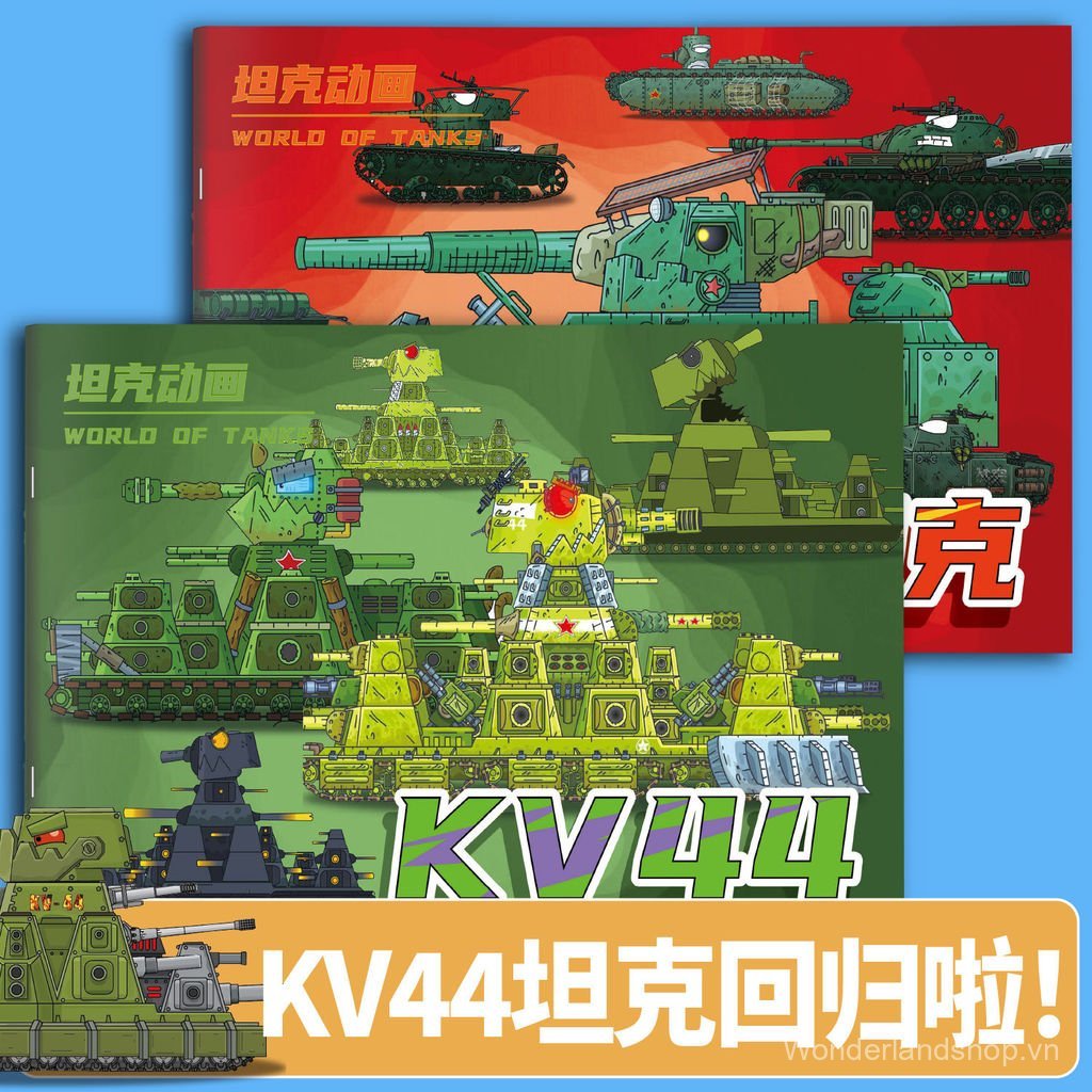 Đồ Chơi Bé Trai kv44 Sao chép Sách Thế Giới KV44 Sách Vẽ Hoạt Hình Anime Sao chép Màu Sách Ảnh