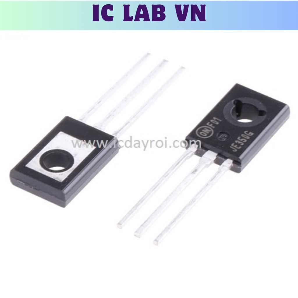 [2 Cái]- Transistor PNP MJE350G 300V 0.5A TO-126-3 Ic Lab VN