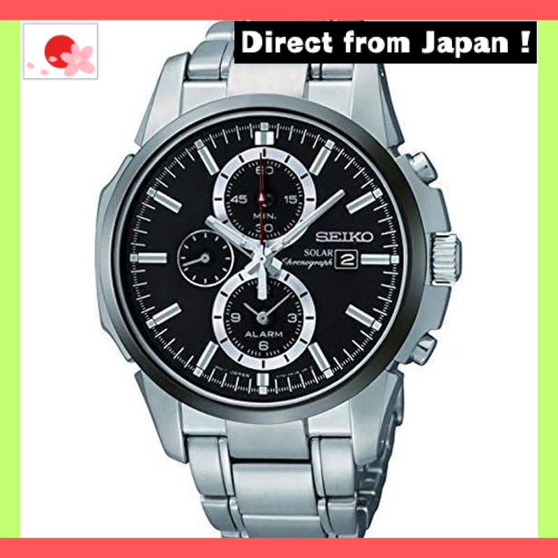 【Japan Original】
[Seiko] SEIKO Solar Alarm Chronograph Men's Watch SSC087P1 [Gray Market Import]