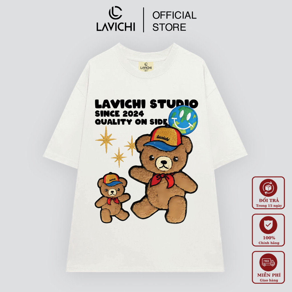 Áo Thun Local Brand Unisex TEDDY LAVICHI STUDIO Premium 100 Cotton LAVICHI - LC192