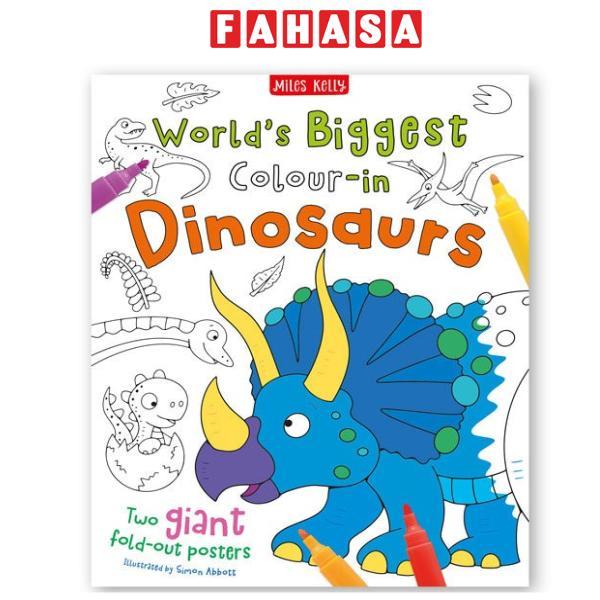 World's Biggest Colour-In: Dinosaurs (2 Posters)